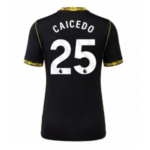 Chelsea Moises Caicedo #25 Jalkapallovaatteet Naisten Vieraspaita 2026-27 Lyhythihainen